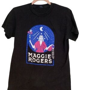Maggie Roger’s Black Graphic Tour Tee - Women's Short Sleeve